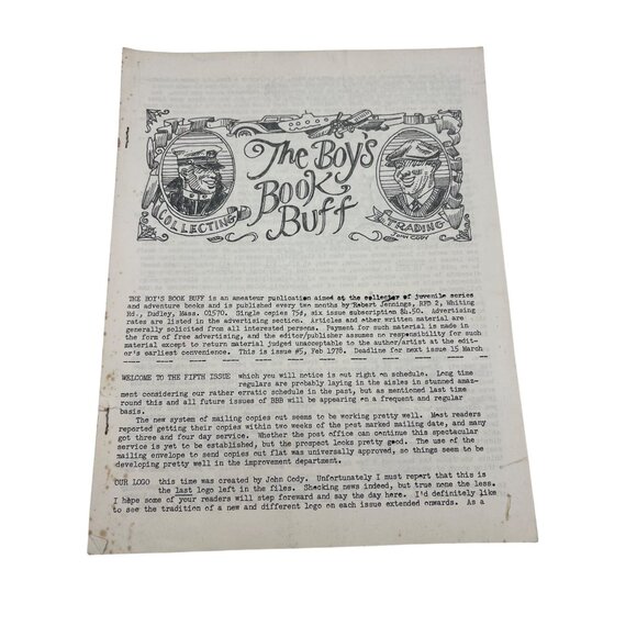 Other - The Boys' Book Buff Feb 1978 Vol 1 No 5 Vintage Collector Booklet Zine